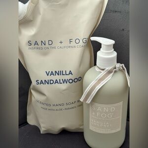 Sand & Fog hand soap set
Pump and refill